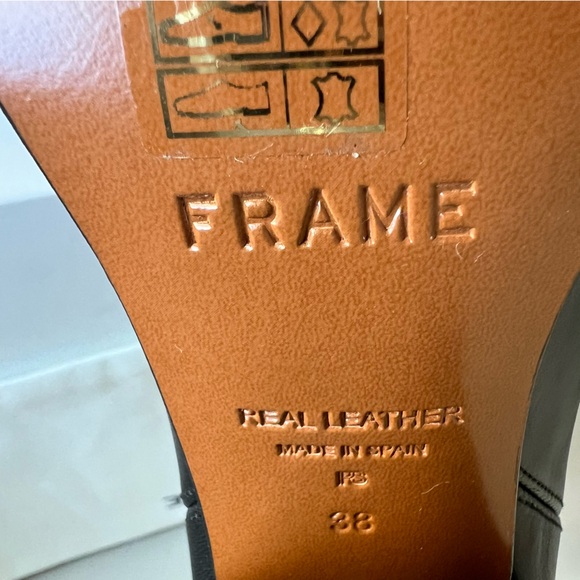 NIB FRAME Le Manhattan Chelsea boots in black size 38 - Picture 9 of 10